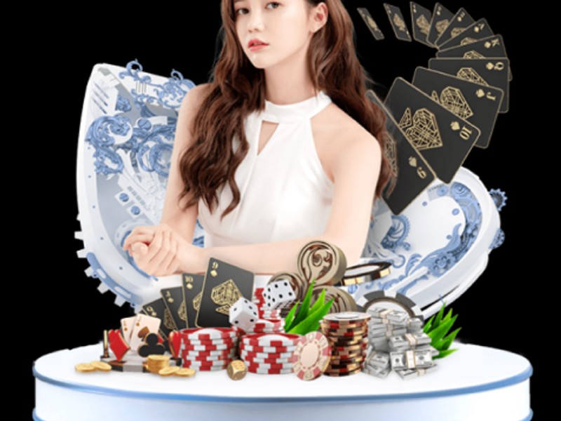Hình ảnh game bài 3D với bàn poker và các quân bài